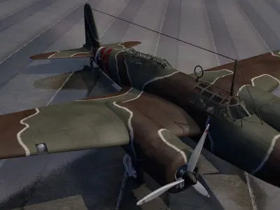 Mitsubishi Ki-21-1A Sally 3D model