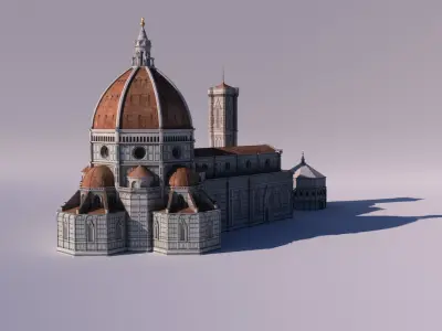 Cathedral Santa Maria Del Fiore 3D model