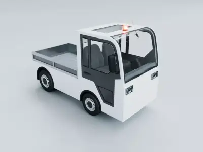 Airport Tow Tractor  3D model