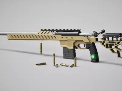 Stealth Hawk Low-poly 3D model