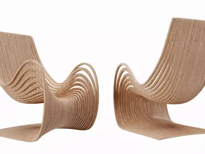 Parametric Chair Free 3D model