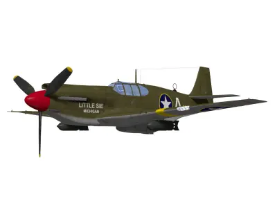 North American A-38 Apache 3D model