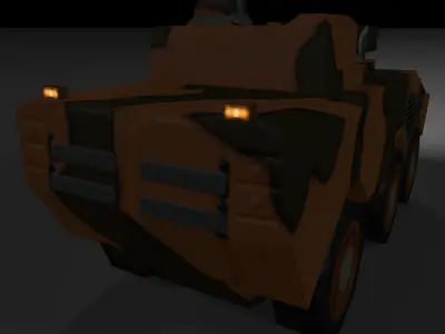 Guarana Tank Low-poly 3D model