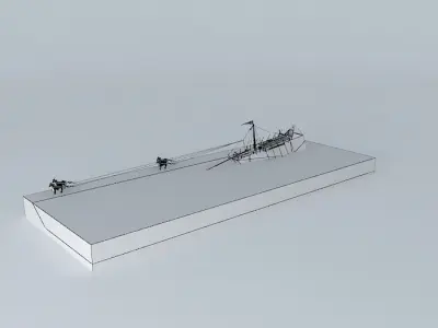 ARGO NAUTIX traditional rhine ship Cologne Oberlaender 1531 3D model