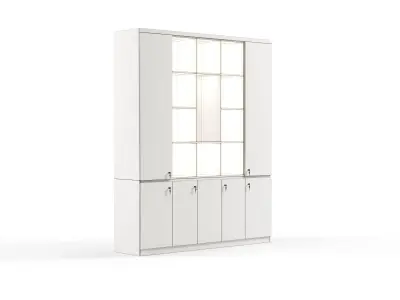 Modern Office High Cabinet File 3 For Director  Free 3D model
