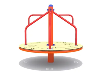 Playground- merry go round Free 3D model