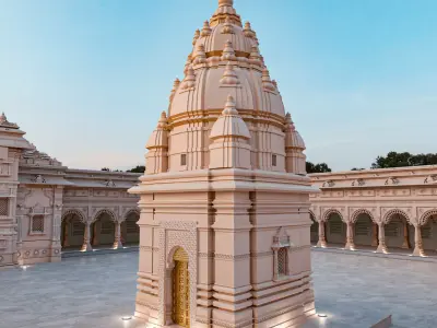 Hindu Temple Low-poly 3D model