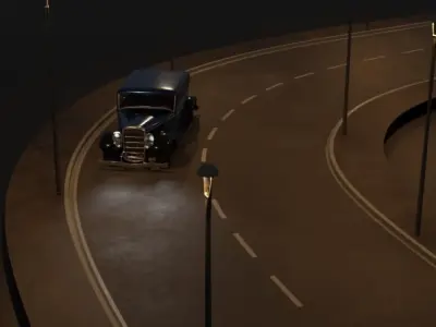 falkoner car Free low-poly 3D model