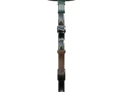 Old brutal sledgehammer Low-poly 3D model
