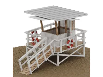Rescue tower 1 3D model
