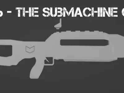 M26 raw model Free low-poly 3D model