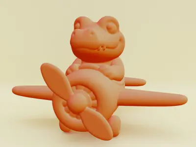 Baby Bombardino Crocodilo Italian brainrot Printable 3D print model