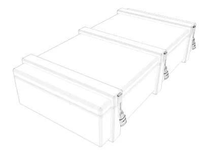 Ammo Crate Low Poly Free low-poly 3D model