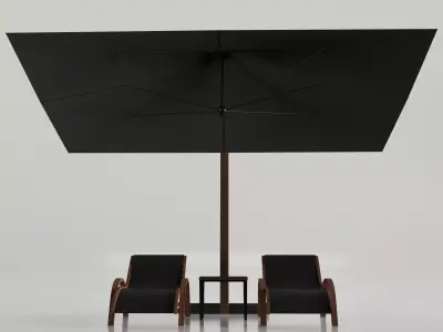 Chaise-longue Malta 3D model