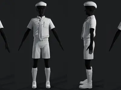 Scout Low-poly 3D model