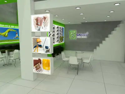 Exhibition Stand - ST0045 3D model