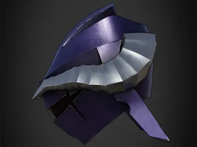 Overlord Albedo Helmet for Cosplay 3D print model