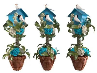 decorative tree 3D model