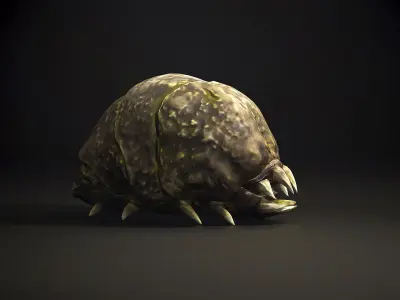 Chrok Worm - Game Ready Low-poly 3D model Low-poly 3D model