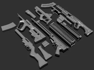 IMM GunPack 3D model
