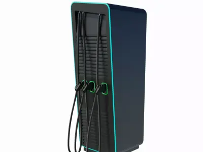 Electric Car Charger 3D model