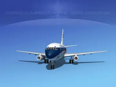 Boeing 737-100 Avianca 3D model