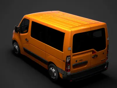 Opel Movano L1H1 WindowVan 2020 3D model