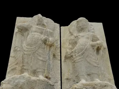 Korean Traditional Stone Relievo 3D model