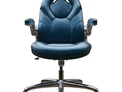 Office chair Low-poly 3D model