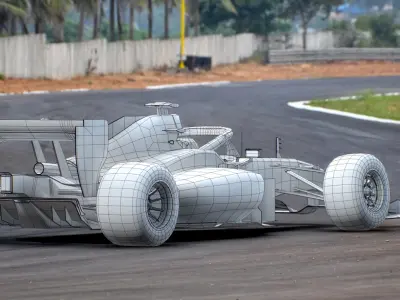 Generic Race Car 3D model purchase