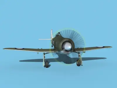 Hawker Tempest MKII NZAF 3D model