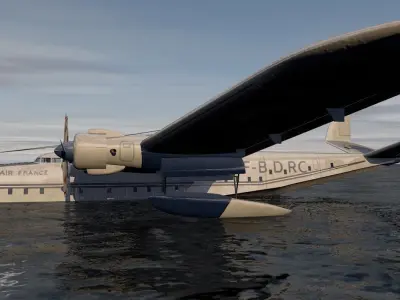 Latecoere Late-631 3D model