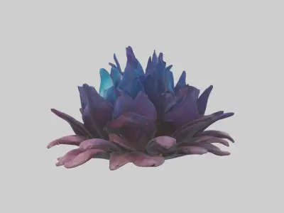 Dreamscape Flowers Low-poly 3D model