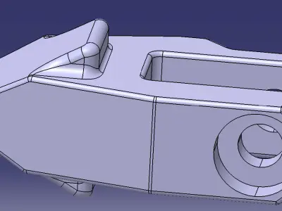 Tooth of hydraulic scissors ETE-132 3D model
