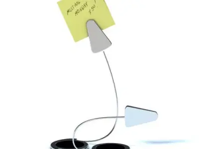 Office Gadget For Note Holding 3D model