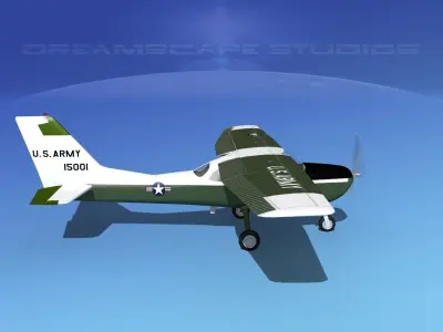 Cessna T-41 Mescalero US Army 3 3D model