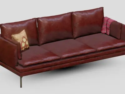 Couch Free low-poly 3D model