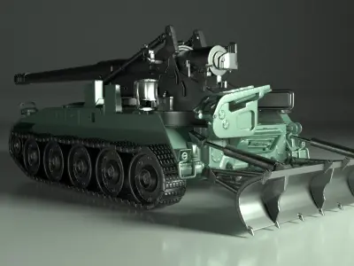 Tank M110 3D print model