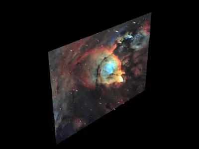 Fish Head Nebula 3D model