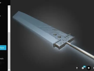 Buster Sword - Final Fantasy 3D model