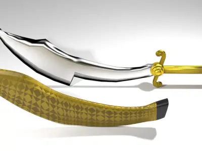 Sword - Fantasy Type 1 3D model