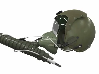 Pilot helmet jc-5 3D model