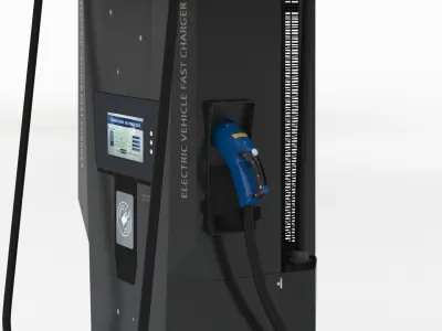 Siemens - VersiCharge Ultra 50 DCFC EV Dispenser 3D model