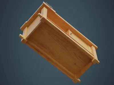 Workbench 2A Low-poly 3D model