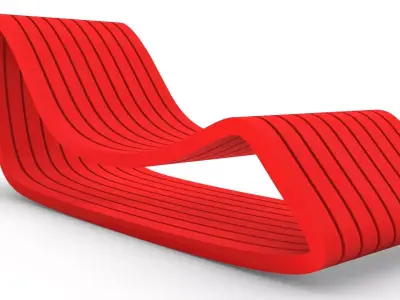 Outdoor chair 3D model buy