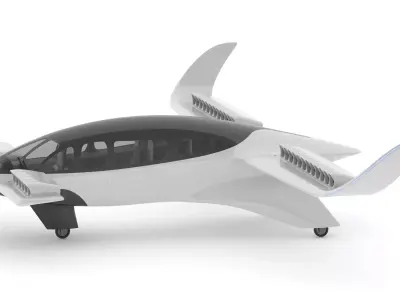 Lilium Jet Flying Taxi 3D model