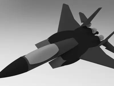 F15 aircraft model 3D model