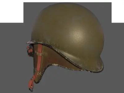 Steampunk Helmet Low-poly 3D model