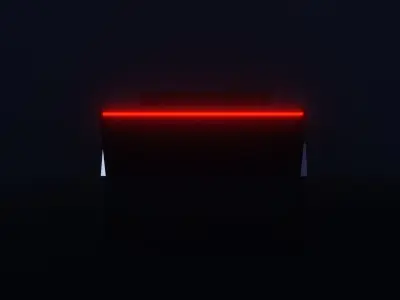 Tesla Cybertruck Low-poly 3D model