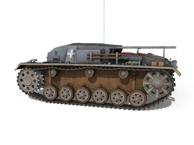 StuG III - Ausf A - LAH 3D model